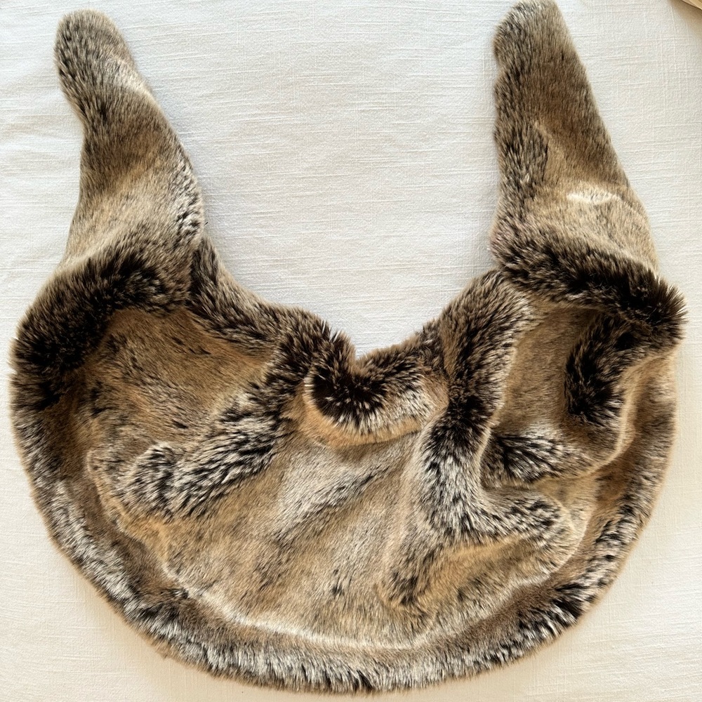 Free People Faux Fur Shawl - Picture 2 of 2